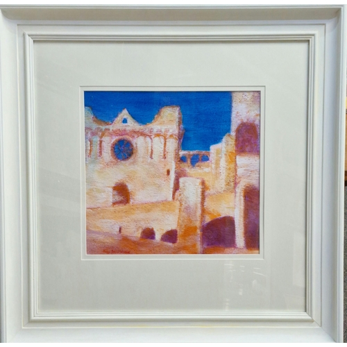 289 - Maggie Driscoll Williams (20th century Welsh), 'Bishop's Palace, Summer', signed in full.  Acrylic. ... 