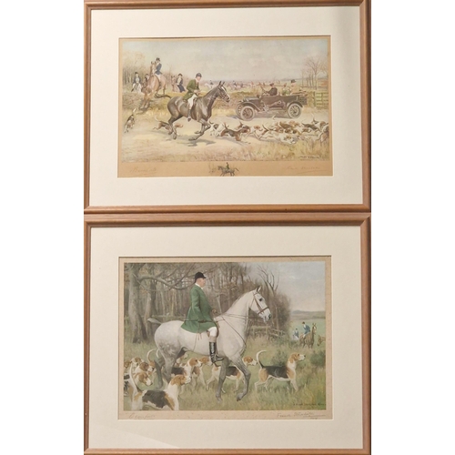 311 - After Frank Stonelake, foxhunting scenes entitled 'Beaufort', two, signed in pencil by the Artist, o... 