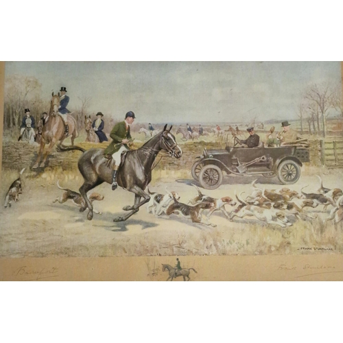 311 - After Frank Stonelake, foxhunting scenes entitled 'Beaufort', two, signed in pencil by the Artist, o... 