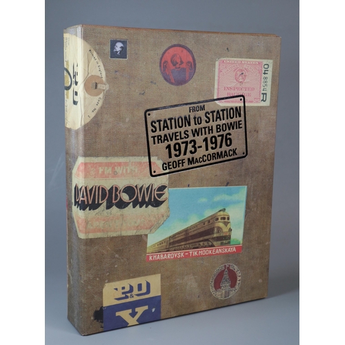 318 - Geoff MacCormack, 'From Station to Station Travels with Bowie', limited edition book, signed by Davi... 