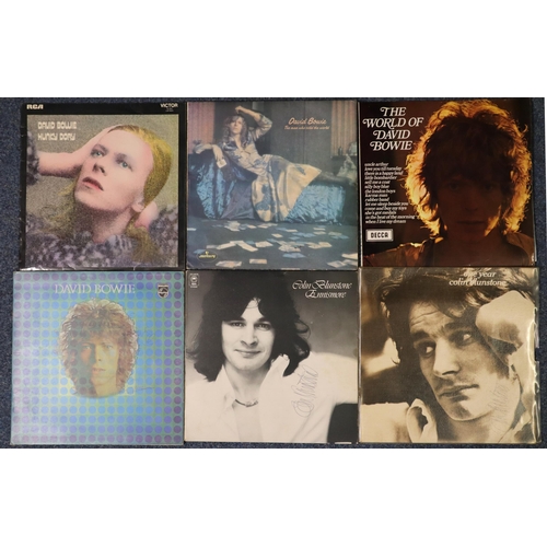 323 - Collection of signed David Bowie albums/album sleeves to include: RCA Victor SF8244 'Hunky Dory' sig...