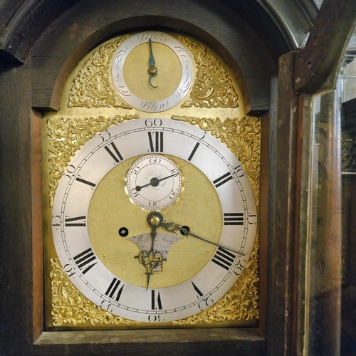 4 - Late 18th/Early 19th century London made mahogany long case clock, the face marked 'William Day, Lon... 