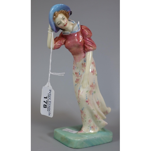 178 - Royal Doulton bone china figurine 'Windflower' HN1763.  (B.P. 21% + VAT)