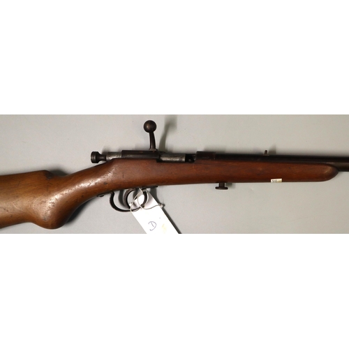 334 - Shotgun: Bolt Action 9mm single barrel ‘Garden Gun’. No. 159107. NOTE: Special Condition Applies. Sh... 