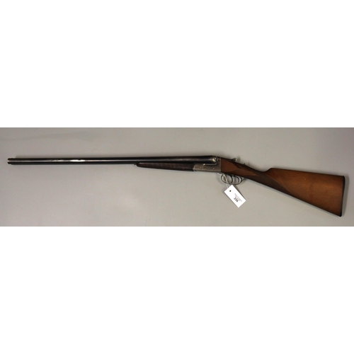 336 - Shotgun: Spanish ‘Laurona’ double barrelled side by side 12 bore ejector shotgun. 28” barrels. No. 8... 