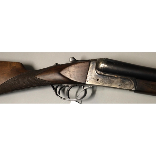 336 - Shotgun: Spanish ‘Laurona’ double barrelled side by side 12 bore ejector shotgun. 28” barrels. No. 8... 