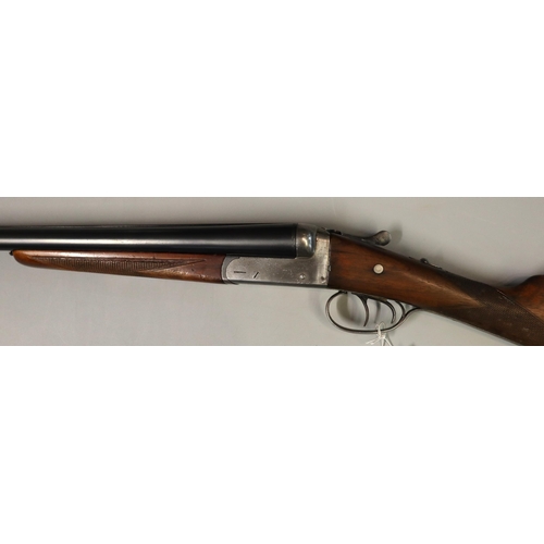 337 - Shotgun: Spanish ‘Master’ double barrelled side by side 12 bore shotgun. 28” barrels.  No. 110157. N... 