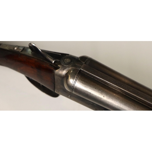 338 - Shotgun: Spanish ‘AYA’ double barrelled side by side 12 bore shotgun. 28” barrels. No. 518129. NOTE:... 