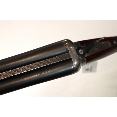 339 - 30301   I   30/50
Shotgun: Spanish ‘Master’ double barrelled side by side 12 bore shotgun. 28” barre... 