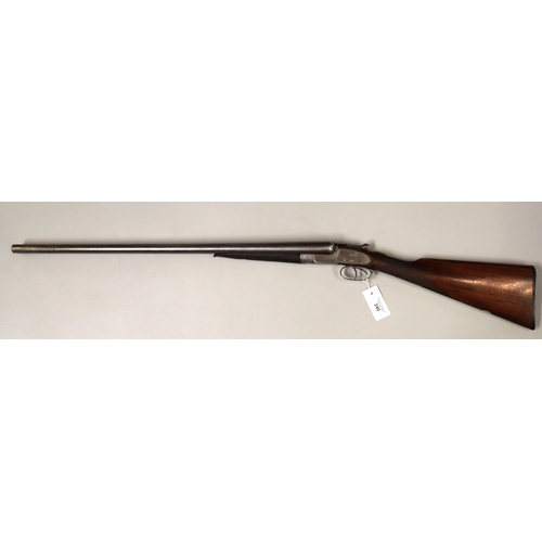 340 - Shotgun: English double barrelled side by side 12 bore sidelock non-ejector shotgun by ‘Alfred Field... 