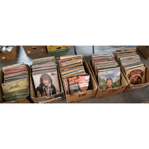 428 - Five boxes of assorted vintage LPs to include: Jim Reeves, Country and Western, Jerry Lee Lewis, The... 