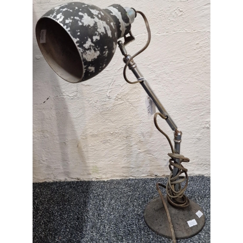 122 - A 20th century adjustable workshop or desk lamp (B.P. 21% + VAT)