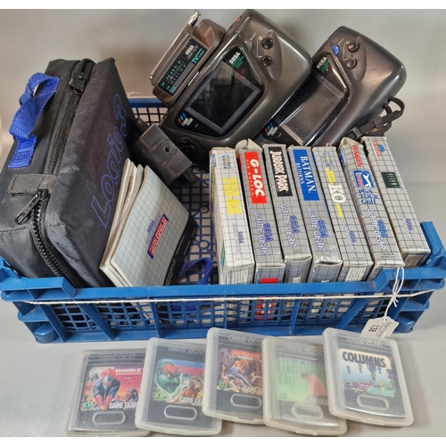 138 - SEGA handheld gaming collection to include a pair SEGA Game Gear consoles, boxed and loose video gam... 