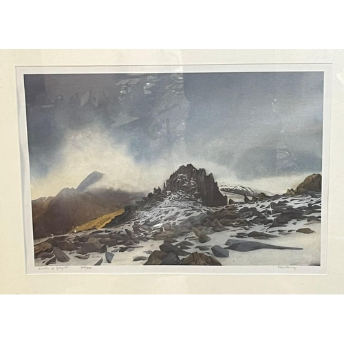 162 - Rob Piercy (Welsh 20th century), 'Castell Y Gwynt', limited edition coloured print number 389 of 500... 