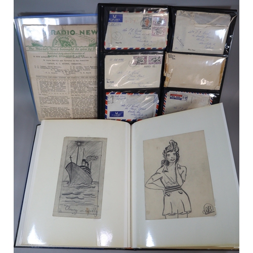 229 - Collection of interesting ephemera relating to the Quick family comprising: letters from Amy Bennett... 