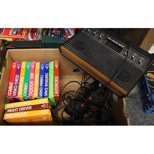 361 - Atari 2600 'Light Sixer'. Unboxed with two joysticks (CX40), two paddle controllers (CX30-04), power... 