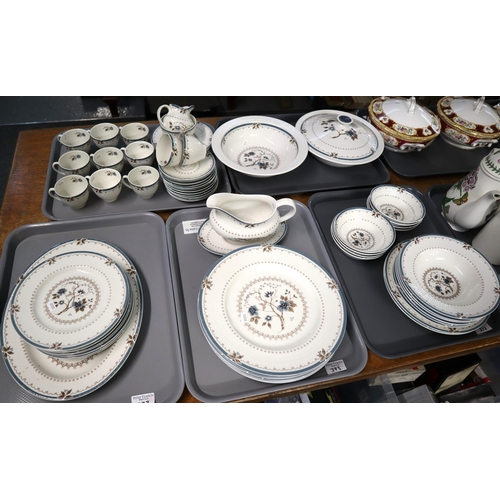 373 - Five trays of Royal Doulton bone china 'Old Colony' dinner and tea ware items. (5) (B.P. 21% + VAT)