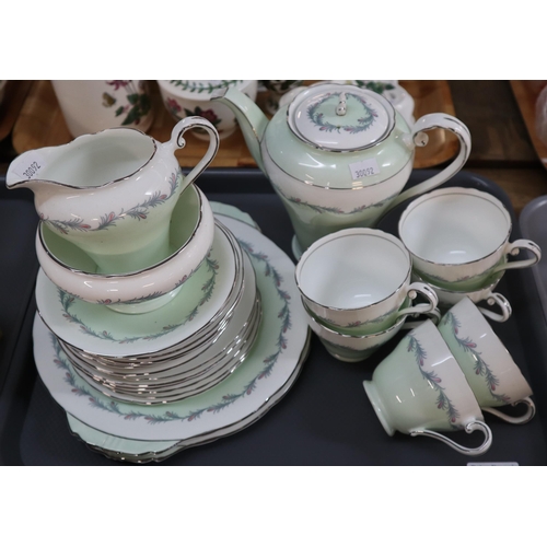 395 - Twenty four piece Aynsley tea service. (B.P. 21% + VAT)