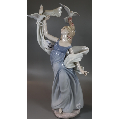 454 - Lladro Spanish porcelain Inspiration Millennium Figure of 'New Horizons 1999', in original box.  (B.... 