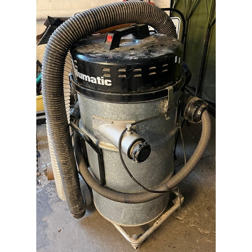 596 - A Numatic International NTT2000 230 volt workshop vacuum extractor with various hoses etc. (B.P. 21%... 