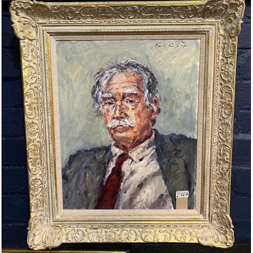 10 - David Griffiths (Welsh, born 1929), portrait of Sir John Kyffin Williams RA, KBE (Welsh 1918-2006), ... 