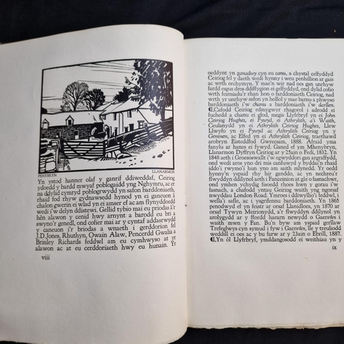 118 - Ashwin, Robert - Gregynog Press Volume of Caneuon Ceiriog Detholied, dated 1925. (B.P. 21% + VAT)