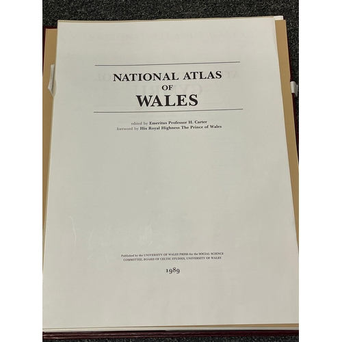 129 - National Atlas of Wales, Edited by Emeritus Professor H Carter with forward by His Royal Highness Th... 