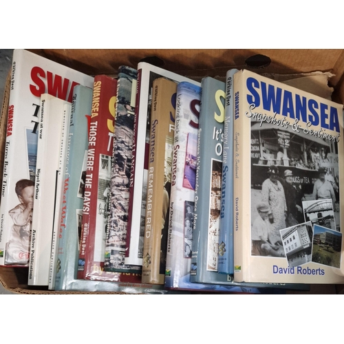 135 - Welsh interest - a collection of modern hardback books relating to the city of Swansea to include: '... 