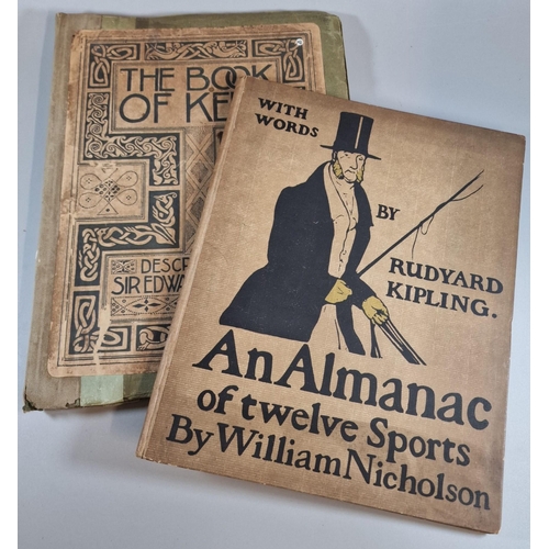 254 - Rudyard Kipling, 'With Words', an almanac of twelve sports by William Nicholson, together with Sir E... 