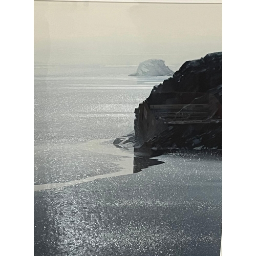 26 - Naomi Tydeman RI (Welsh contemporary), Pembrokeshire coastal study, signed. Acrylic. 74x52cm approx.... 