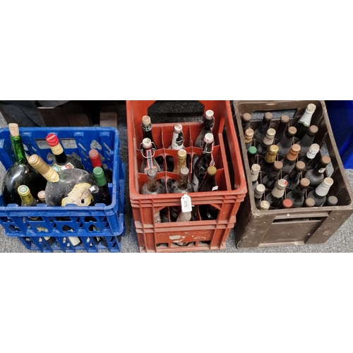 375 - Large collection of crates of alcohol, mainly beer, some fortified wines. Ten crates. (10) (B.P. 21%... 