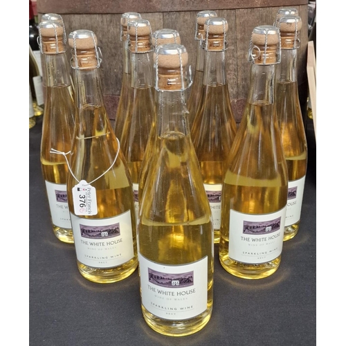 376 - Welsh Wine, The award winning Whitehouse Heritage Vineyard, sparkling white wine, 2018, twelve bottl... 