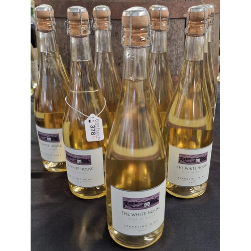 378 - Welsh Wine, The award winning Whitehouse Heritage Vineyard, sparkling white wine, 2018, twelve bottl... 