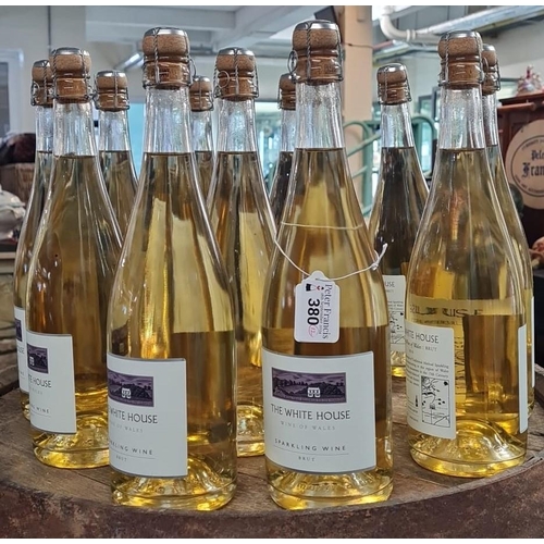 380 - Welsh Wine, The award winning Whitehouse Heritage Vineyard, sparkling white wine, 2018, twelve bottl... 