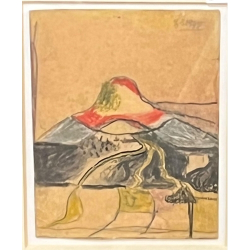 44 - Graham Sutherland (British 1903-1980), 'Study for a Mountain', and 'Study of a Mountain', two works ... 