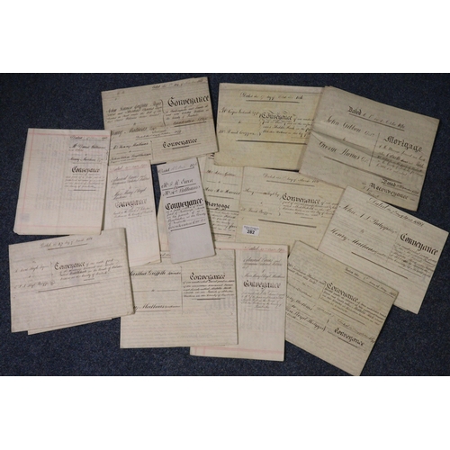 282 - Collection of 19th century Indentures, one for the parish of Narbeth.  (B.P. 21% + VAT)