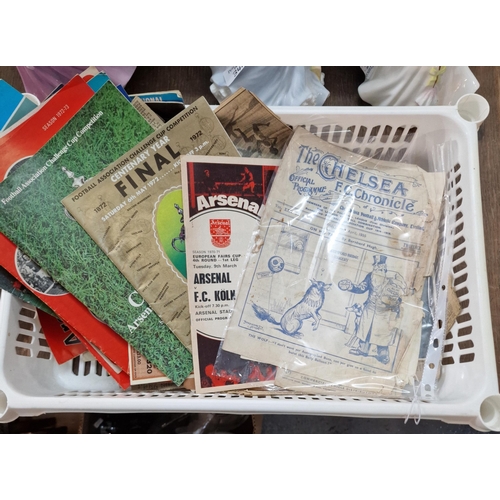 340 - Collection of mainly football programmes and other ephemera to include: England V The Rest of the Wo... 