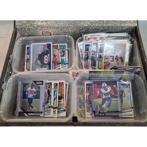 363 - Collection of original NFL American Football trading cards to include: Panini Prizm, Panini Chronicl... 