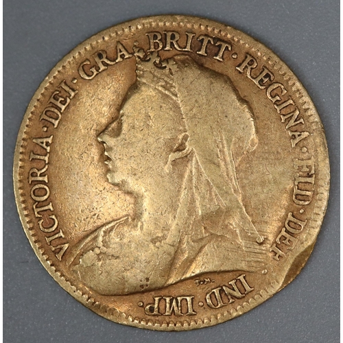 231 - Victorian gold half sovereign dated 1894. (B.P. 21% + VAT)