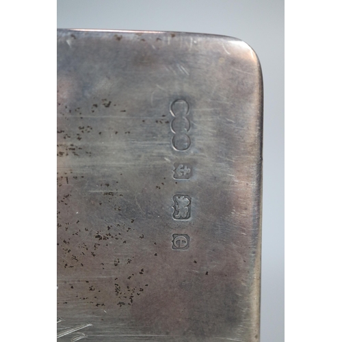 243 - Early 20th century silver pocket notebook. (B.P. 21% + VAT)