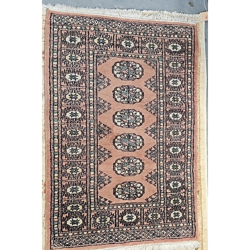 486 - Large Middle Eastern design cream ground floral and foliate carpet. 342 x 246cm approx. Together wit... 