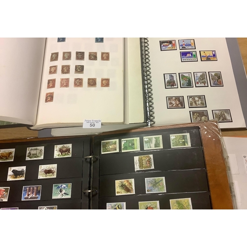 50 - Great Britain mint and used collection of stamps including 1840 penny black and good range of mint s... 