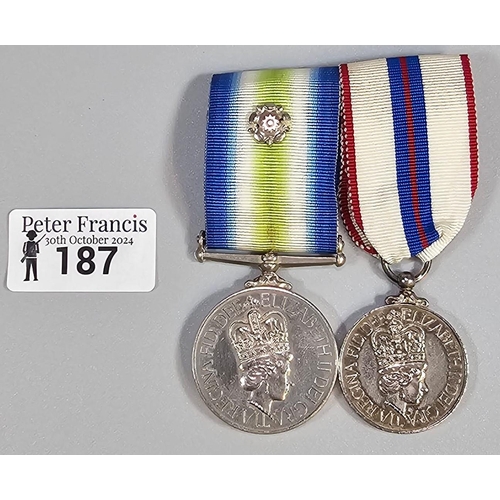 187 - Queen Elizabeth II South Atlantic Medal awarded to Lieutenant Commander D L Howells Royal Navy HMS V... 