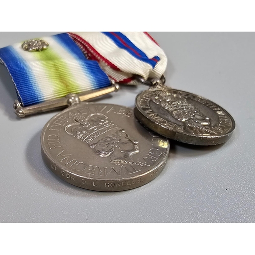 187 - Queen Elizabeth II South Atlantic Medal awarded to Lieutenant Commander D L Howells Royal Navy HMS V... 