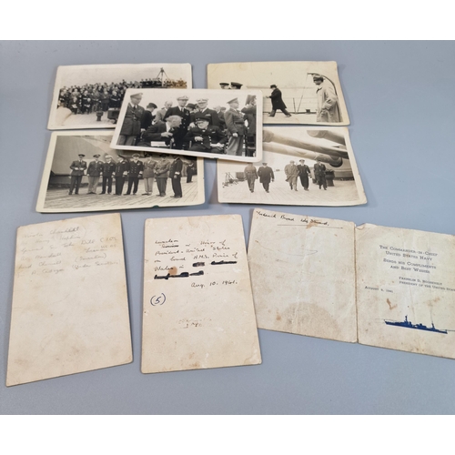 269 - Winston Churchill, a collection of ephemera relating to the meeting of  Prime Minister Churchill wit... 