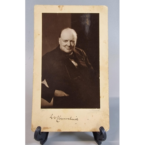 270 - Signed photograph of Prime Minister Winston Spencer Churchill. (B.P. 21% + VAT)