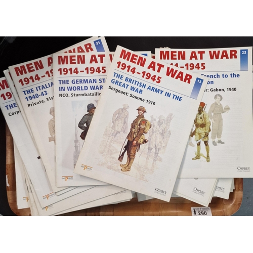 290 - Collection of Del Prado magazines, Men at War series 1914-1945 Nos 1-45. (B.P. 21% + VAT)