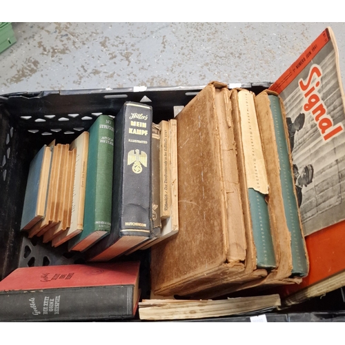 291 - Collection of  mainly German language books, relating to WWII, various. (B.P. 21% + VAT)