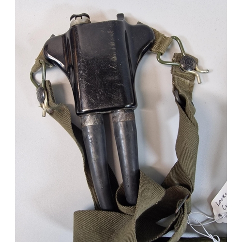 35 - Larkspur Commander's hand held microphone with webbing and chest piece. (B.P. 21% + VAT)