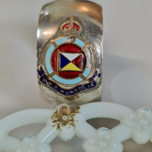 50 - Collection of Merchant Navy related items to include: British Sailors Society tray, sugar bowl, napk... 